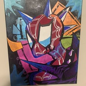Spider punk painting 16 x 20